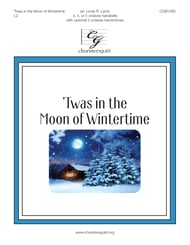 'Twas in the Moon of Wintertime Handbell sheet music cover Thumbnail